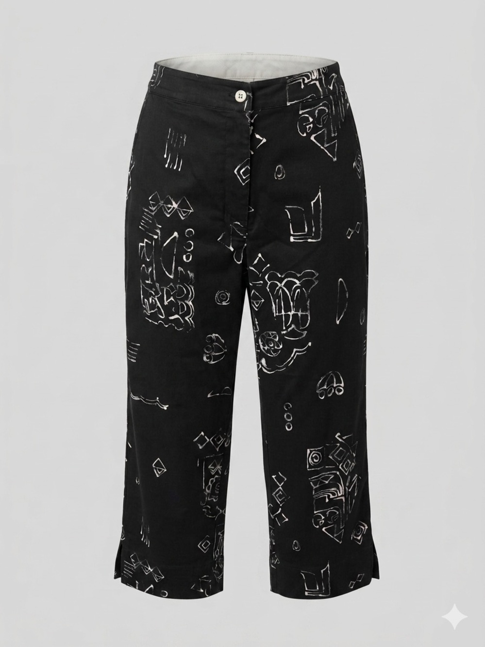 Chico's Black and White Patterned Leggings
